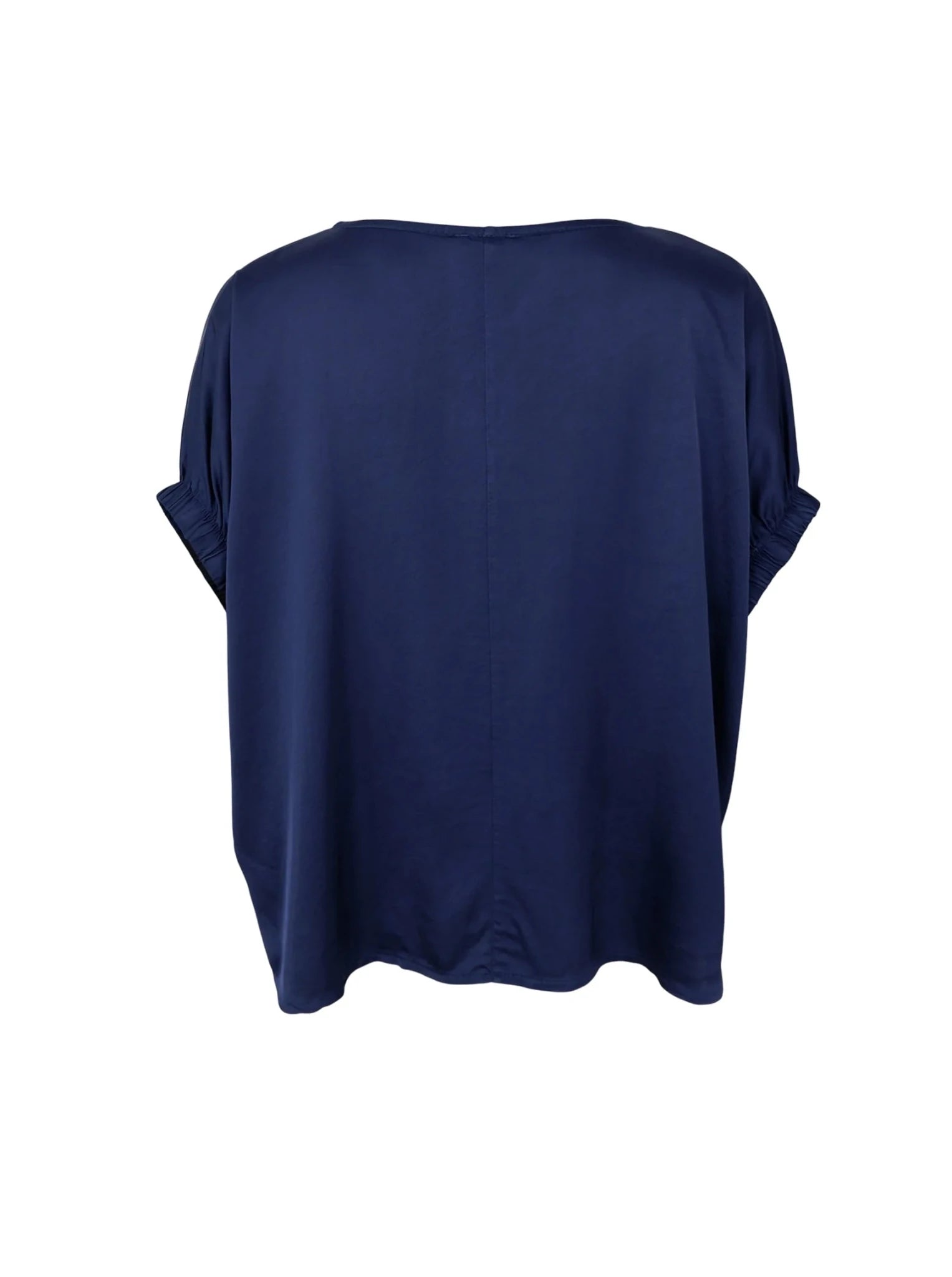 Black Colour Mable Blouse  - Navy