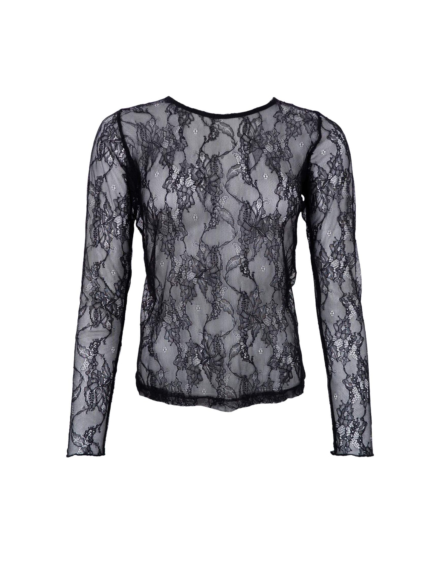 picture of Black Colour CLARA Lace Blouse - Black - Number Two - womens - fashion - clothing - Black Colour 2