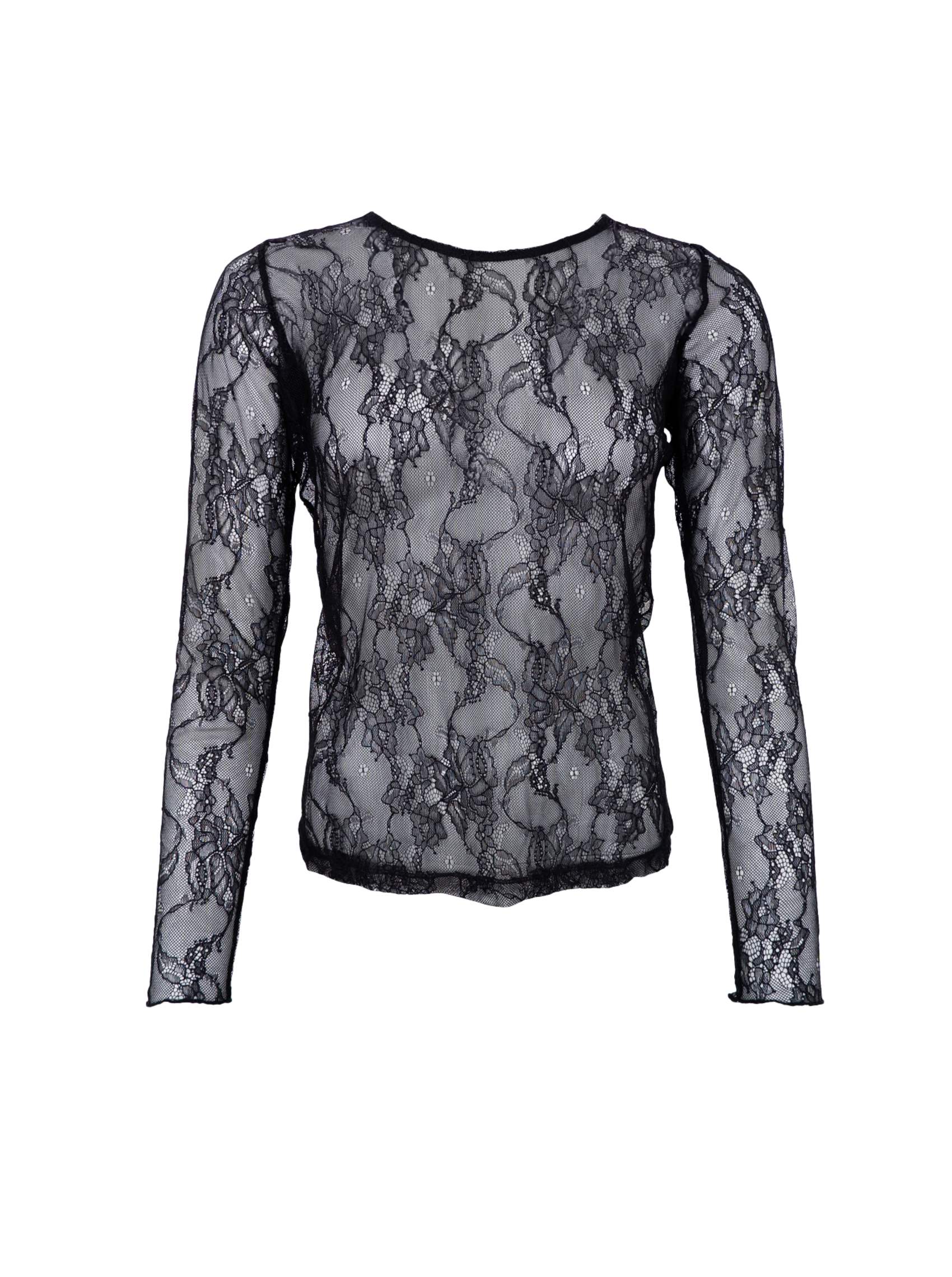 picture of Black Colour CLARA Lace Blouse - Black - Number Two - womens - fashion - clothing - Black Colour 2