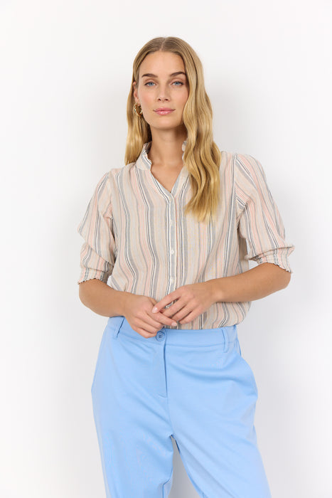 SoyaConcept PATTI 1 Blouse Peach Pink Combo