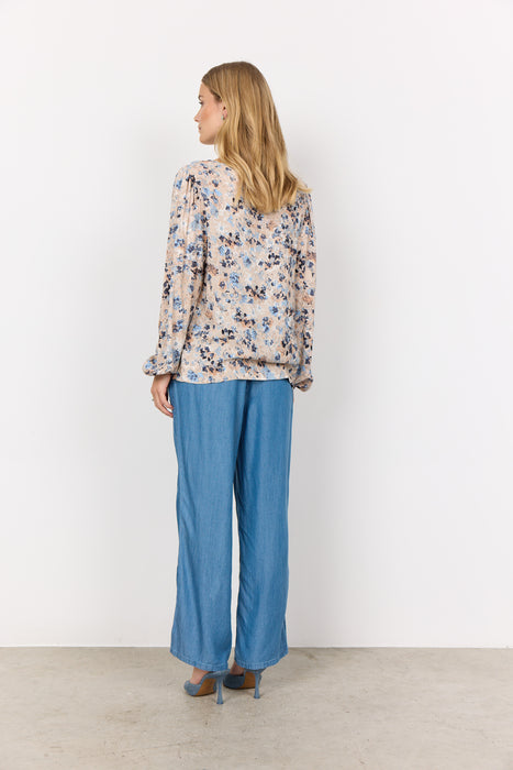SoyaConcept PAMMI 1 Blouse Air Blue Floral