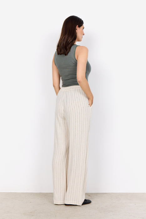 SoyaConcept POULA 2 Trouser Cream Stripe