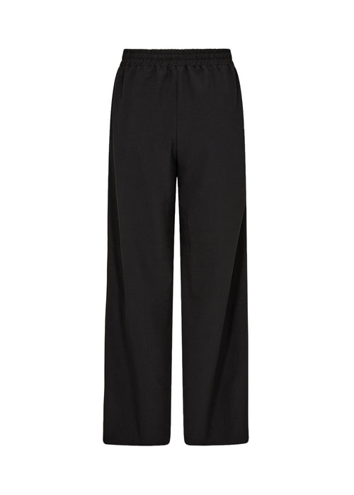 SoyaConcept SAYA 15 Trousers Black with Side Stripe