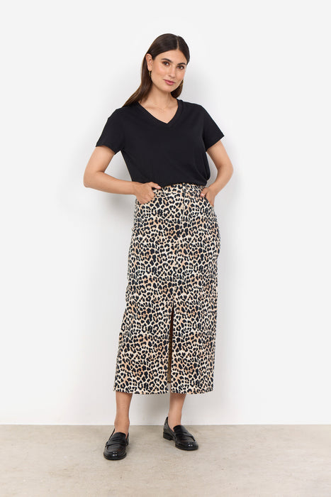 SoyaConcept SC-OWENA 1 Skirt Sand Leopard