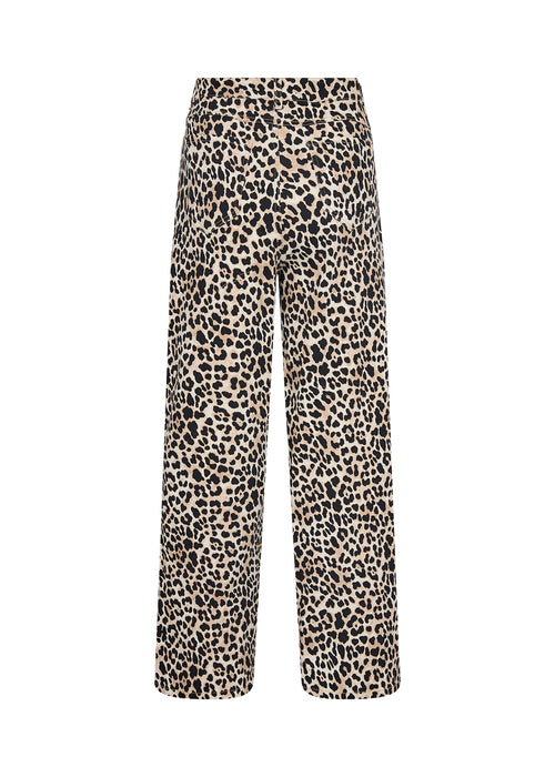 SoyaConcept OWENA 3 Pants Sand Leopard