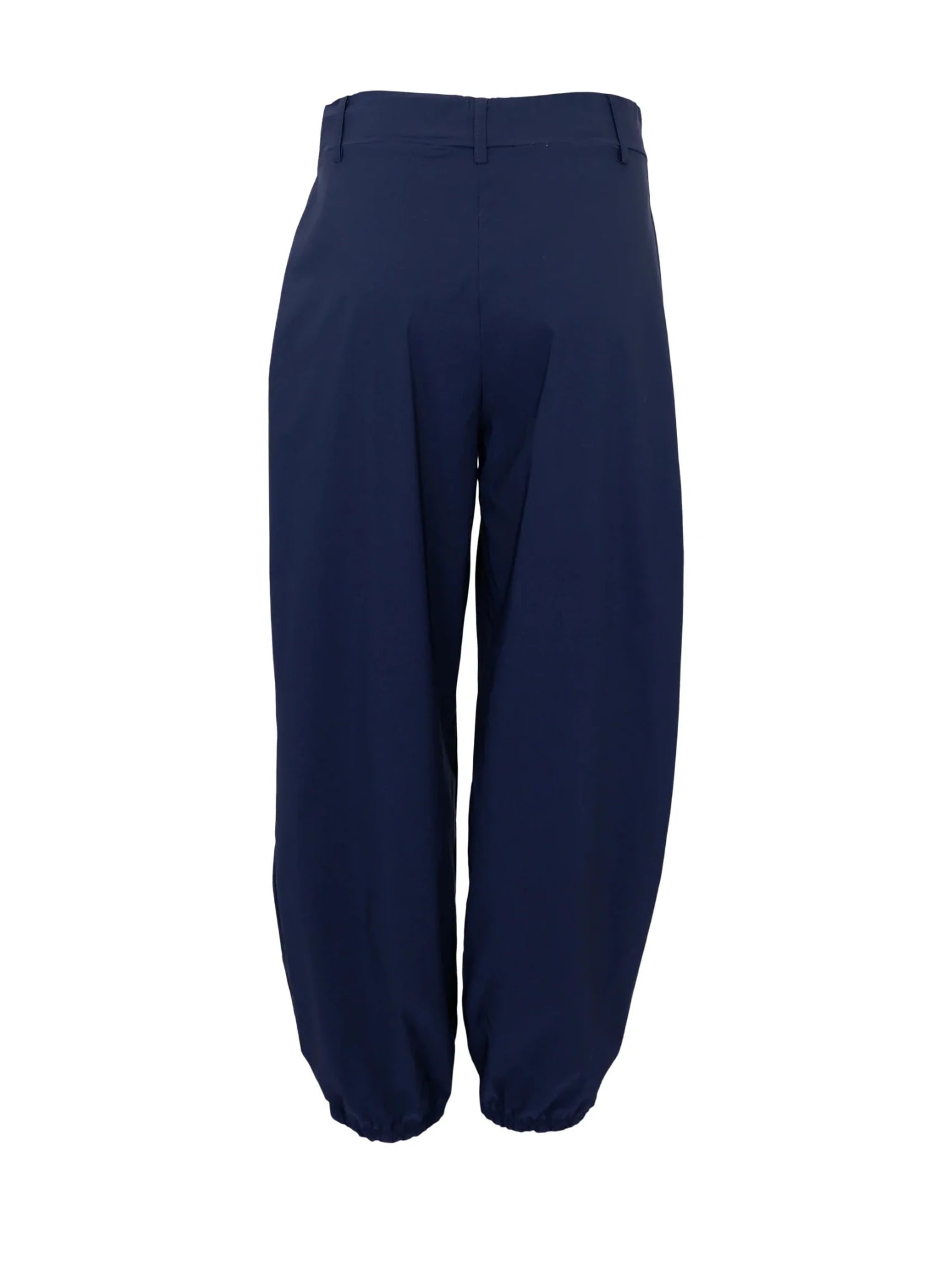 Black Colour DAVINA Barrel Trouser - Navy