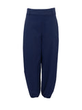 Black Colour DAVINA Barrel Trouser - Navy