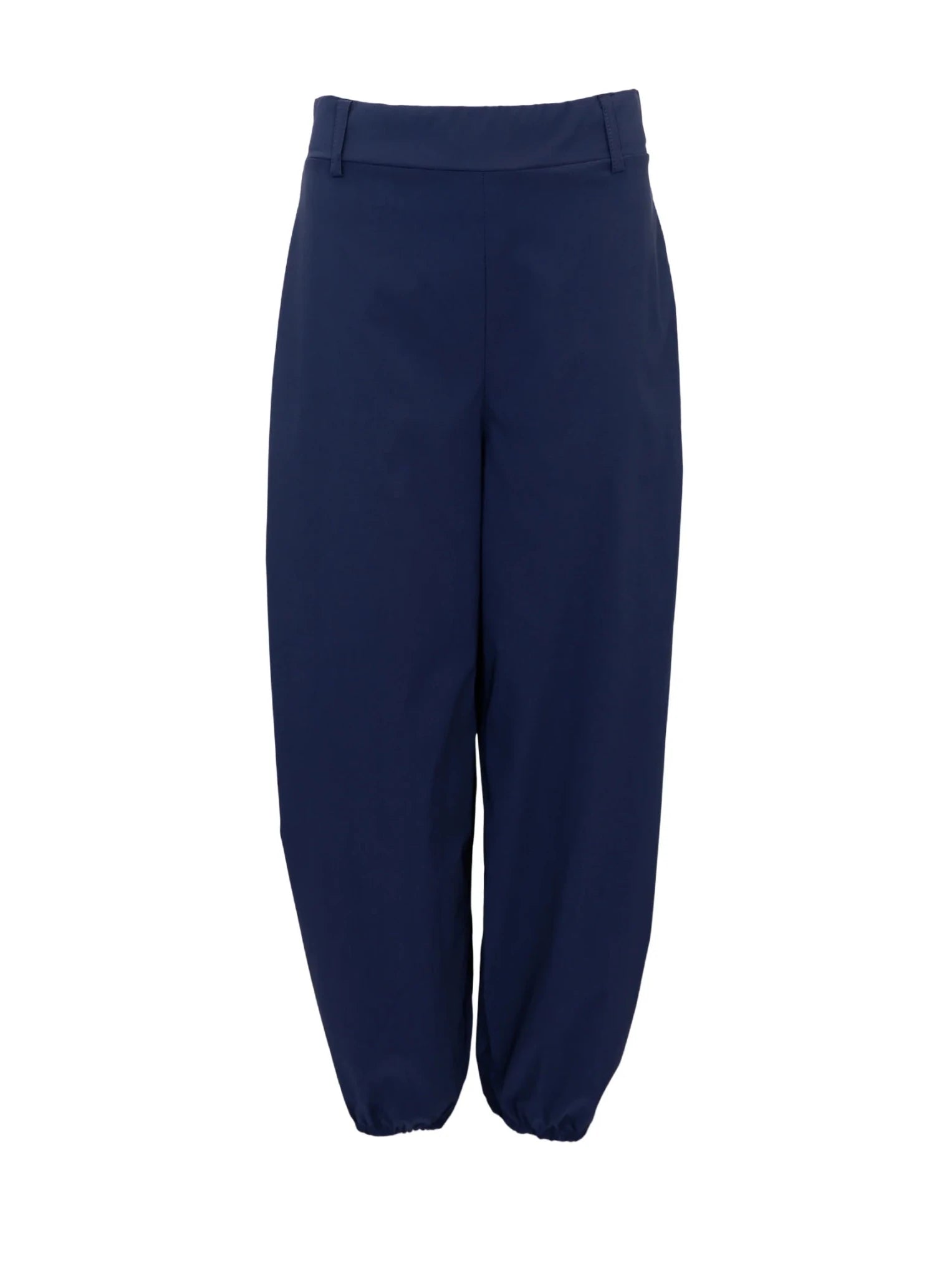 Black Colour DAVINA Barrel Trouser - Navy