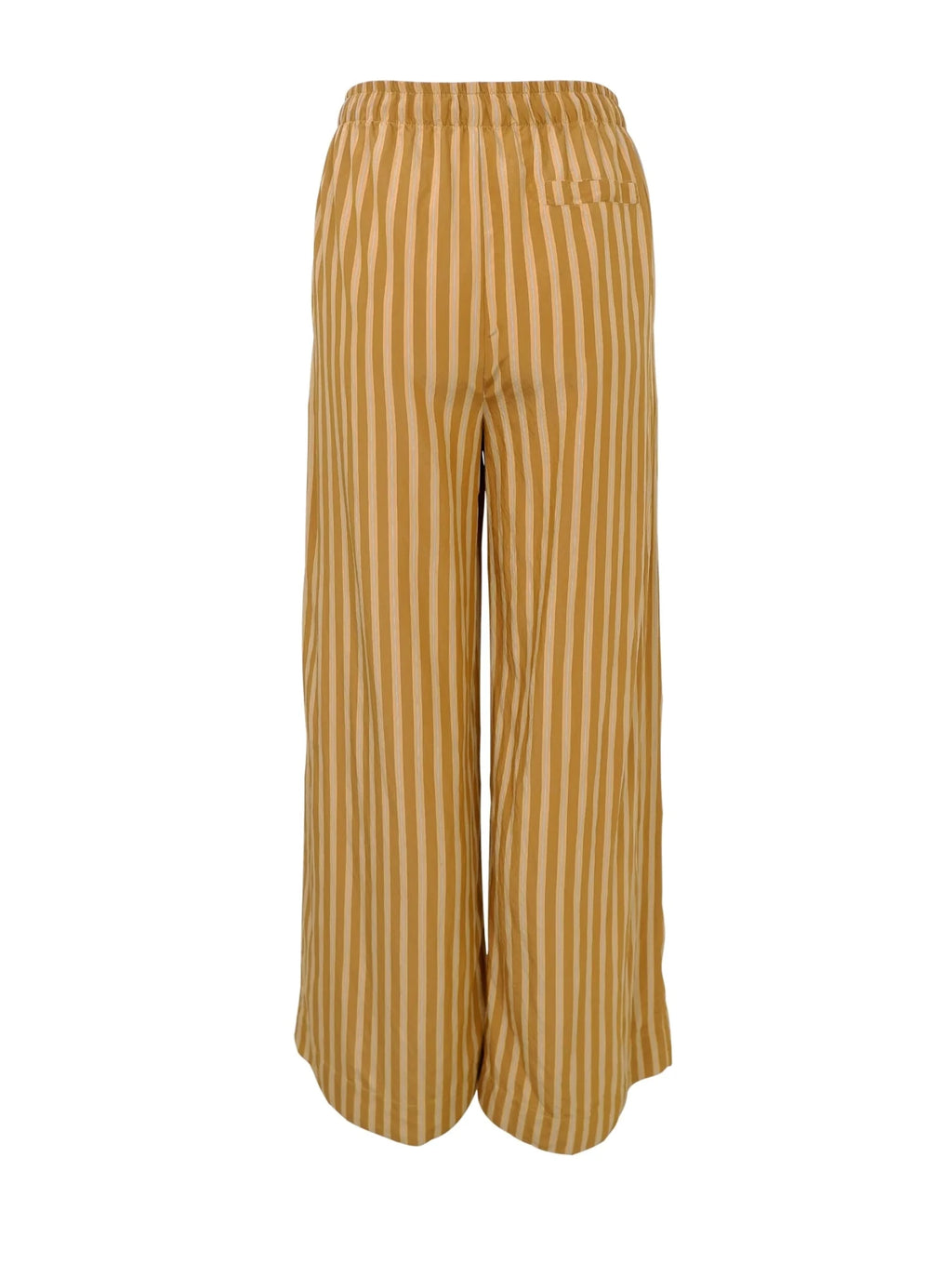 Black Colour SIENNA Striped  Pant - Mustard