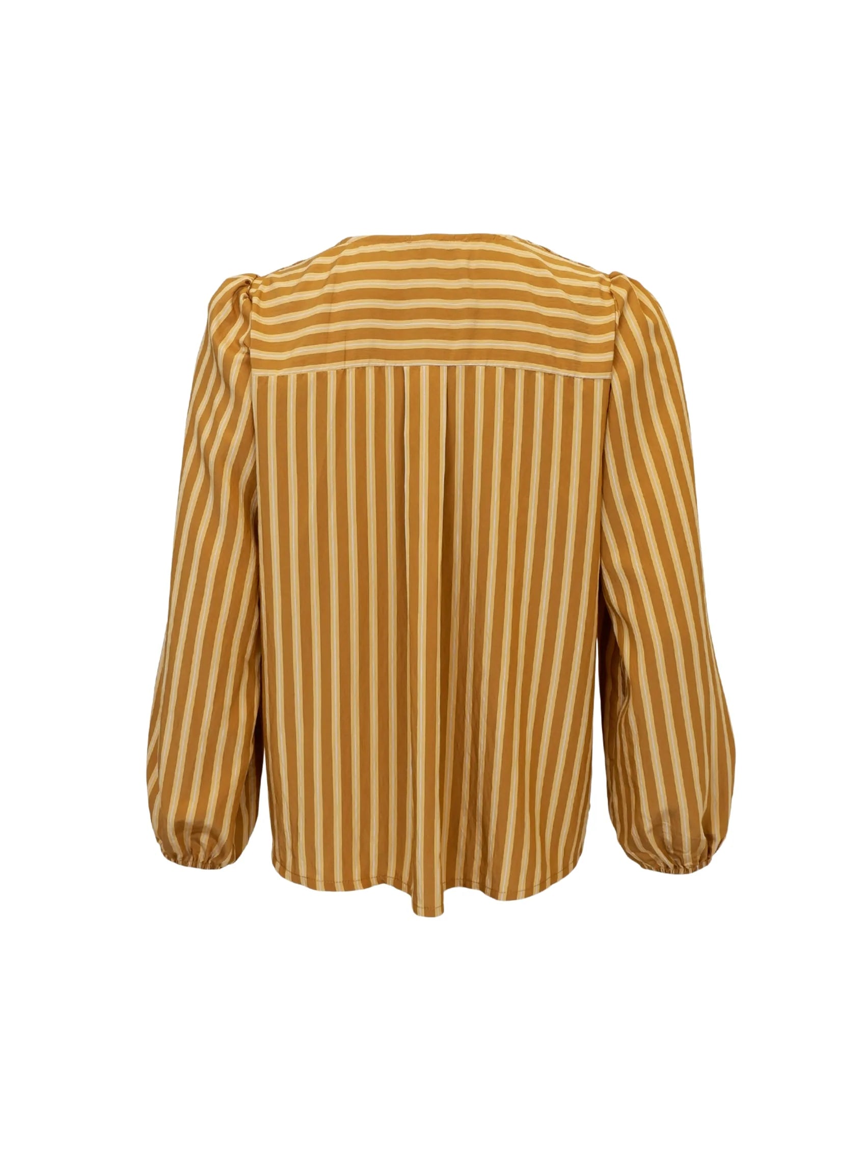 Black Colour ZIENNA Shirt Blouse - Mustard