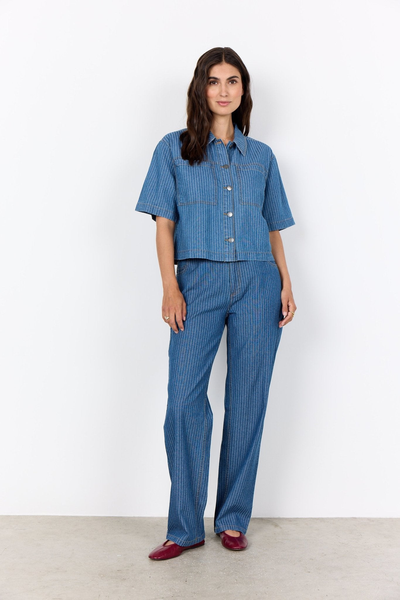 picture of SoyaConcept CAISHO 1 Shirt - Denim Stripe - Number Two - womens - fashion - clothing - SoyaConcept 6