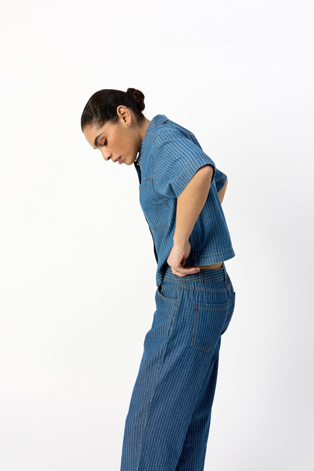 picture of SoyaConcept CAISHO 1 Shirt - Denim Stripe - Number Two - womens - fashion - clothing - SoyaConcept 3