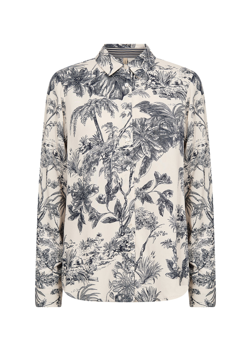 picture of SoyaConcept CARLI 1 Shirt - Dark Blue Print - Number Two - womens - fashion - clothing - SoyaConcept 4
