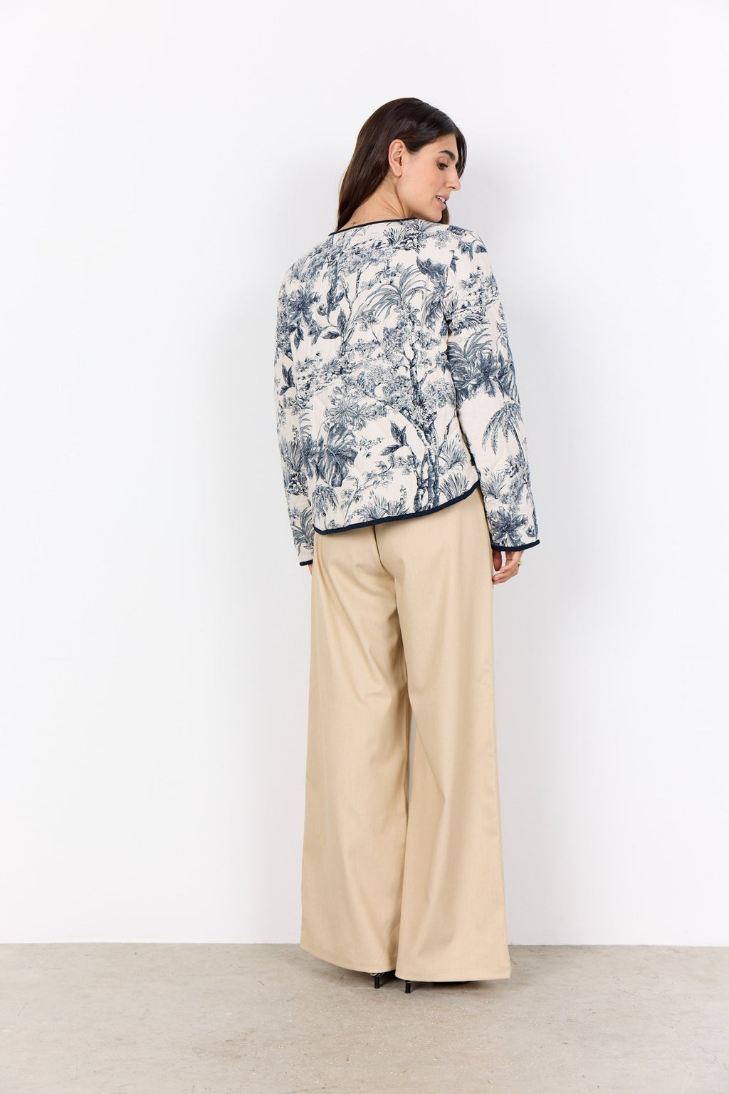 picture of SoyaConcept CARLI 3 Jacket Shirt - Dark Blue Print - Number Two - womens - fashion - clothing - SoyaConcept 4