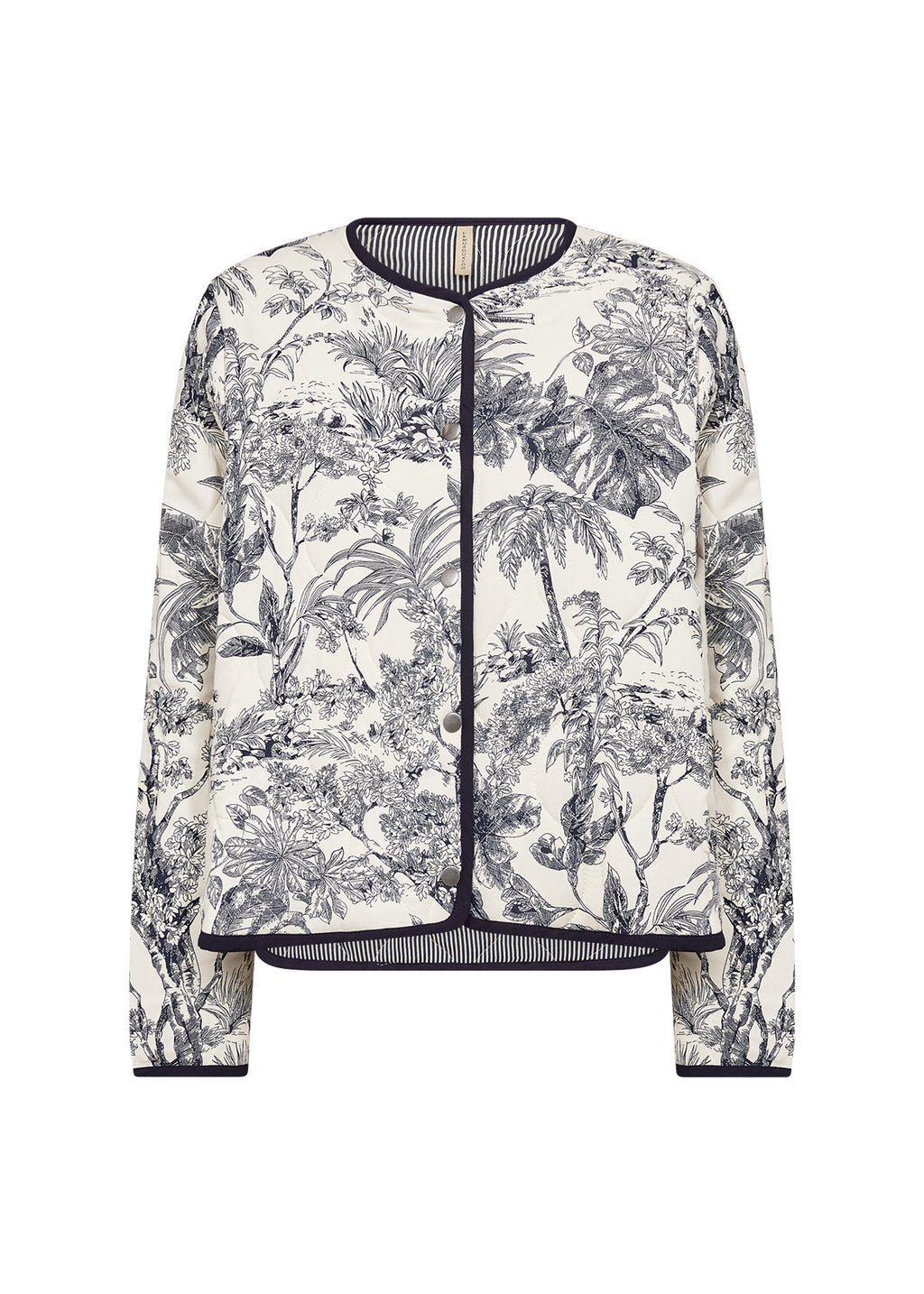 picture of SoyaConcept CARLI 3 Jacket Shirt - Dark Blue Print - Number Two - womens - fashion - clothing - SoyaConcept 5