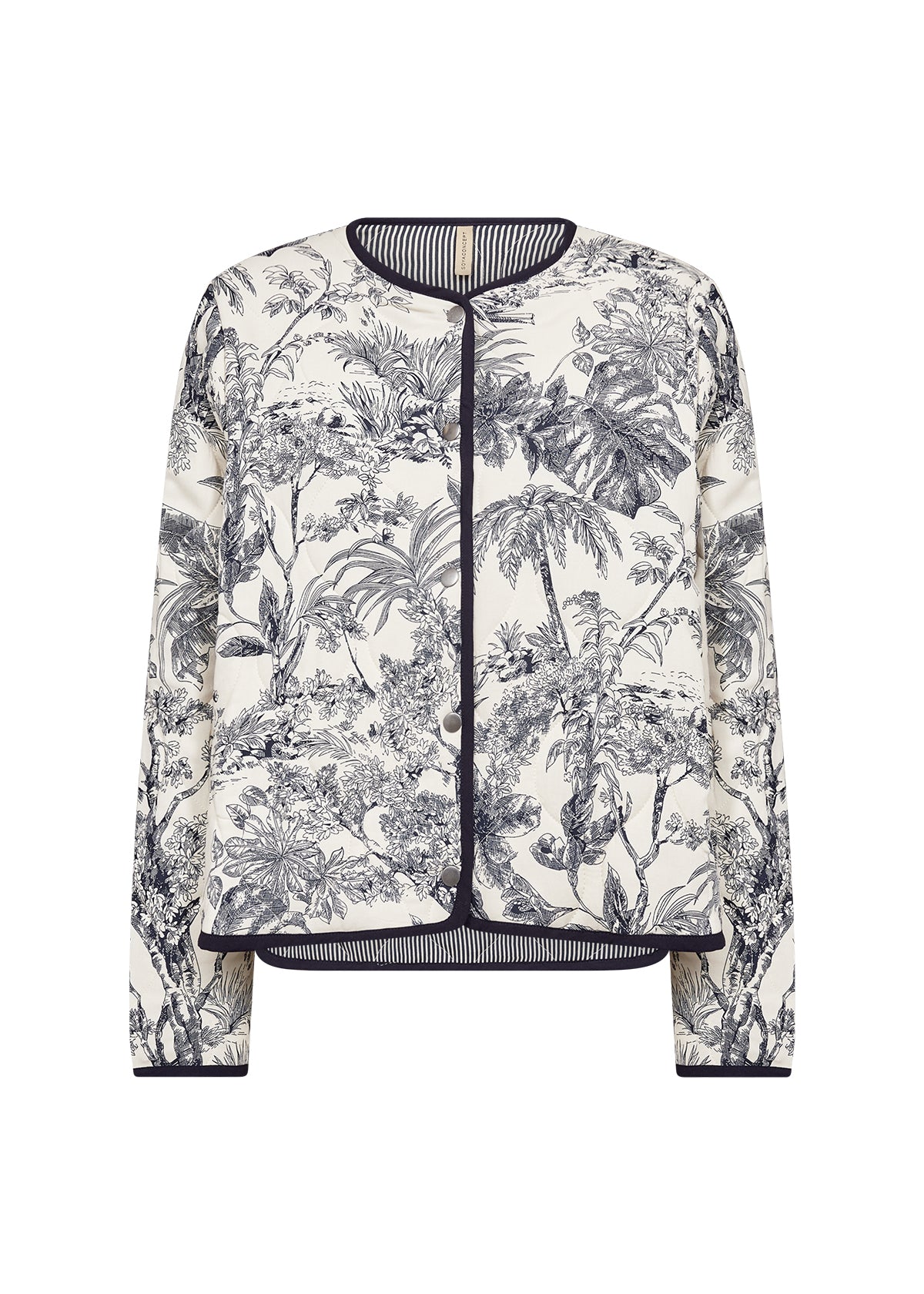 picture of SoyaConcept CARLI 3 Jacket Shirt - Dark Blue Print - Number Two - womens - fashion - clothing - SoyaConcept 5
