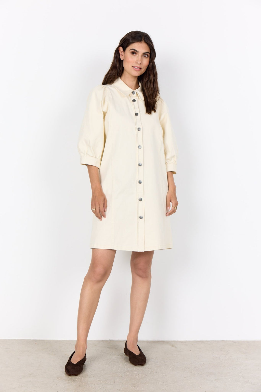 picture of SoyaConcept BESS 6 Dress - Ecru - Number Two - womens - fashion - clothing - SoyaConcept 2