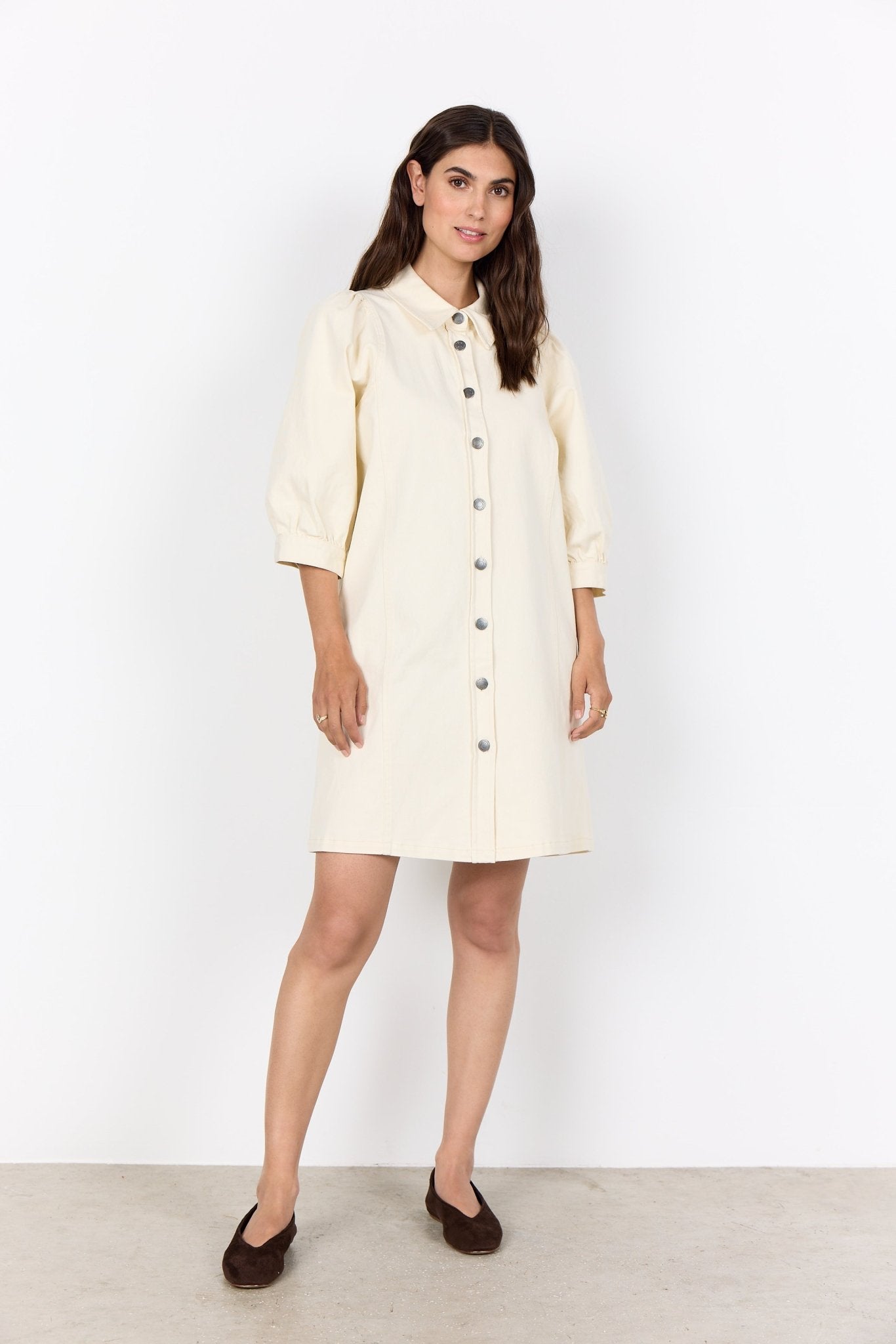 picture of SoyaConcept BESS 6 Dress - Ecru - Number Two - womens - fashion - clothing - SoyaConcept 2