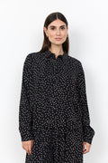 SoyaConcept Gilda 2 Shirt- Black Polka Dot