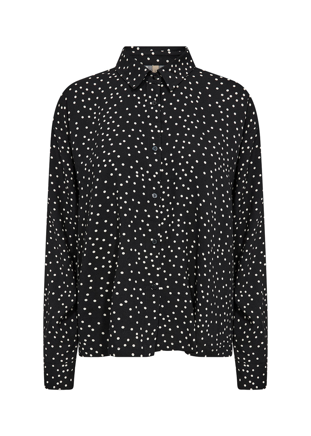 SoyaConcept Gilda 2 Shirt- Black Polka Dot