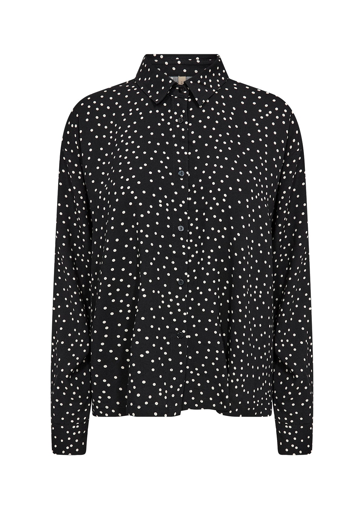 SoyaConcept Gilda 2 Shirt- Black Polka Dot