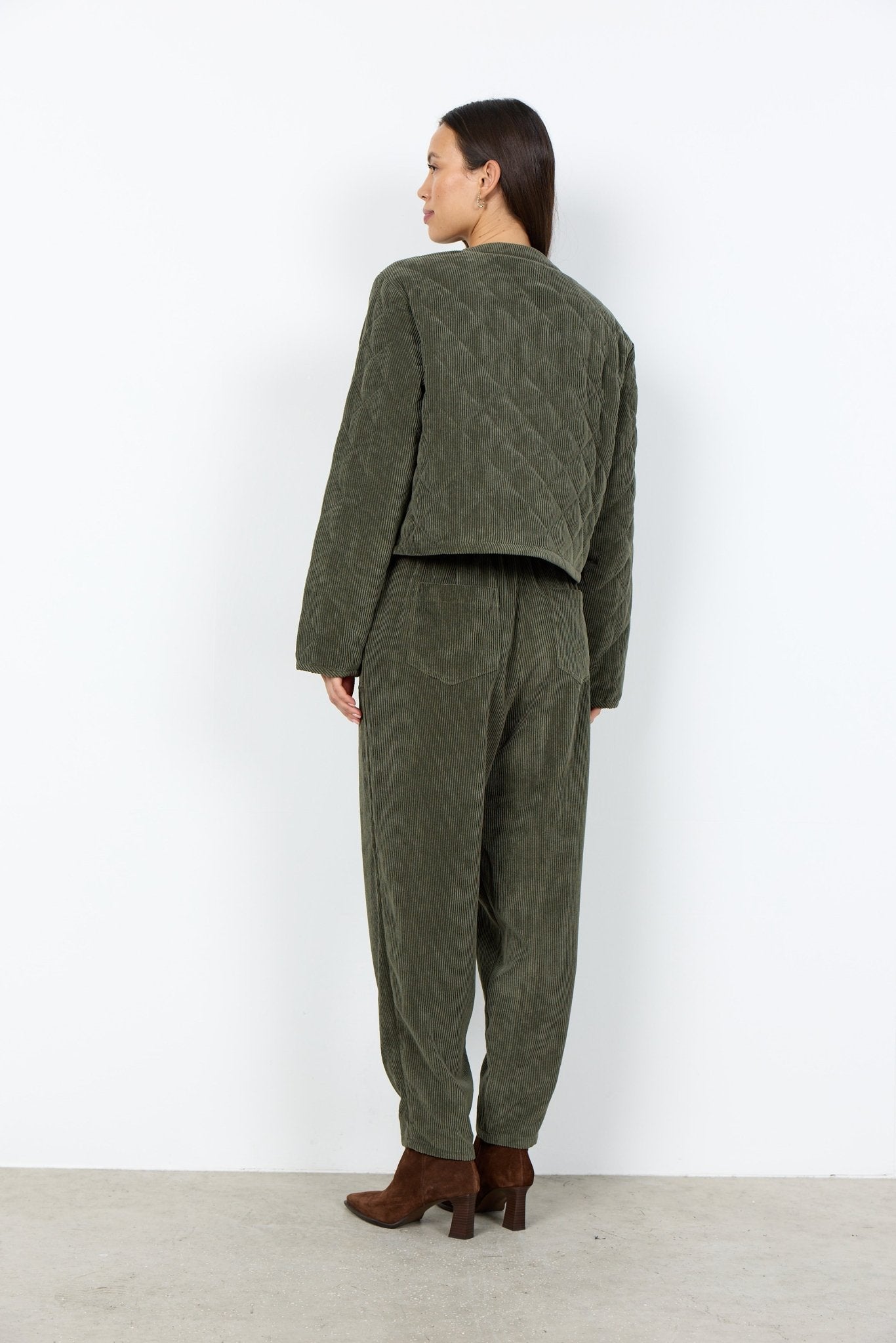 picture of SoyaConcept BINDI 21 Quilted Jacket - Dark Green - Number Two - womens - fashion - clothing - SoyaConcept 3