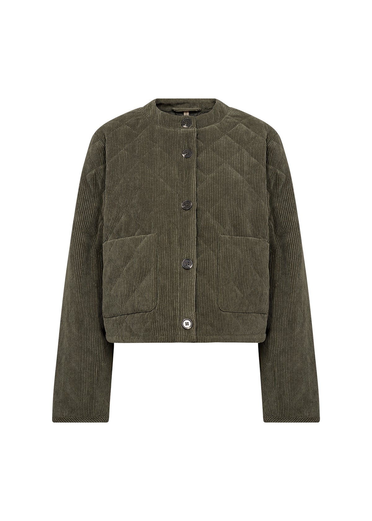 picture of SoyaConcept BINDI 21 Quilted Jacket - Dark Green - Number Two - womens - fashion - clothing - SoyaConcept 4