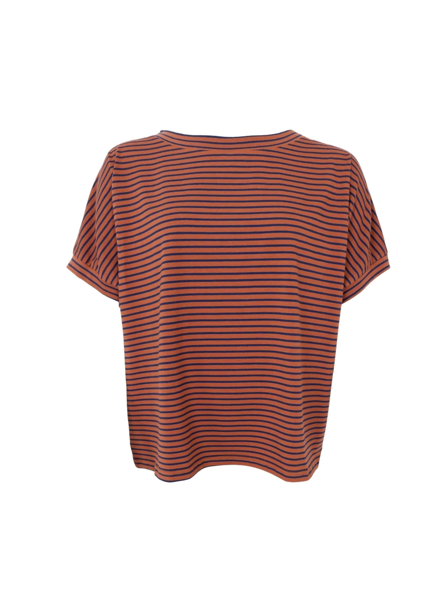 Black Colour Maya Loose Tee  - Camel