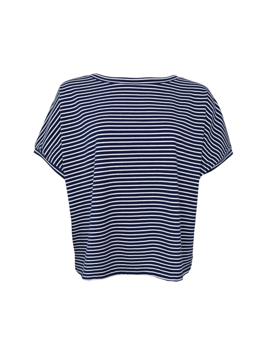 Black Colour Maya Loose Tee  - Navy
