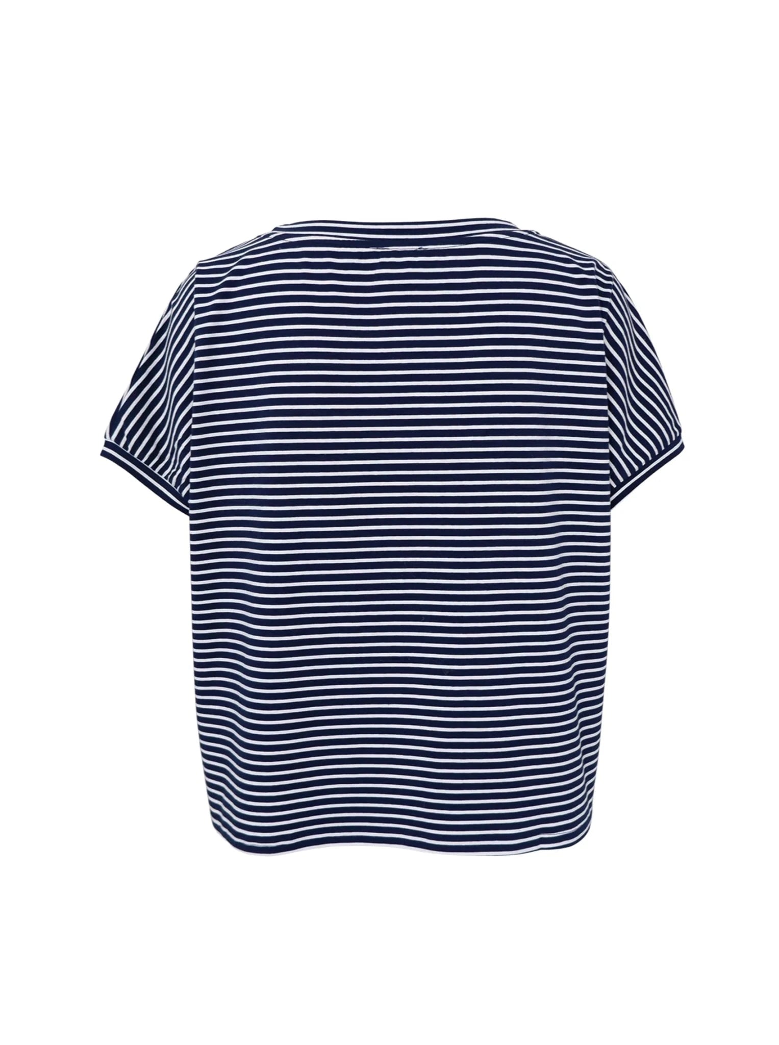 Black Colour Maya Loose Tee  - Navy