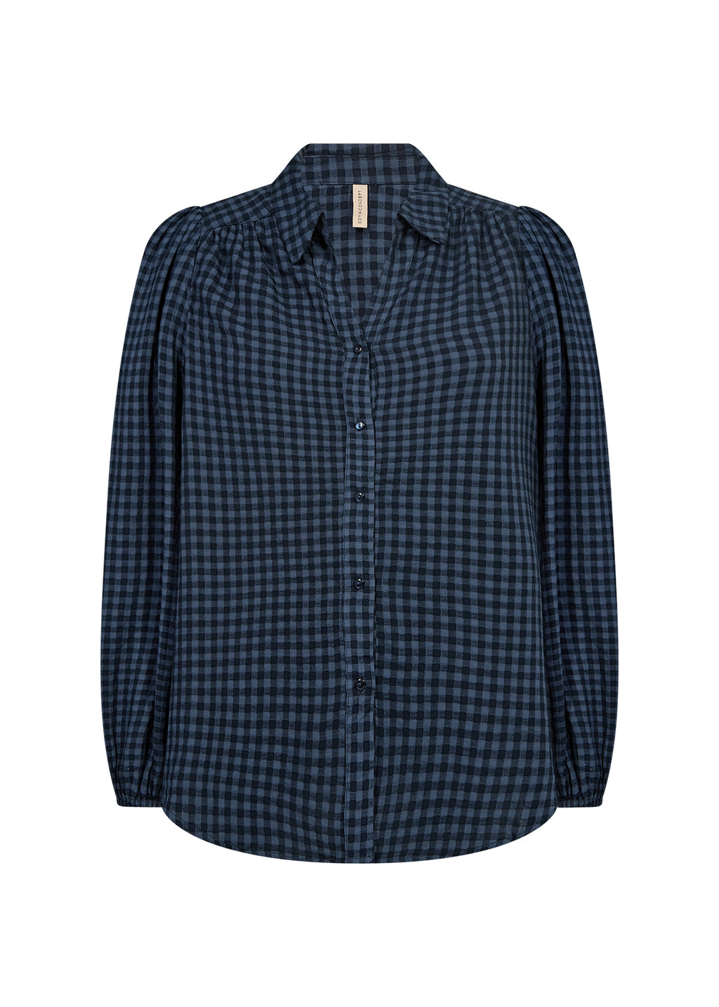 picture of SoyaConcept HEINA YD2 Check Shirt - Dark Navy - Number Two - womens - fashion - clothing - SoyaConcept 5