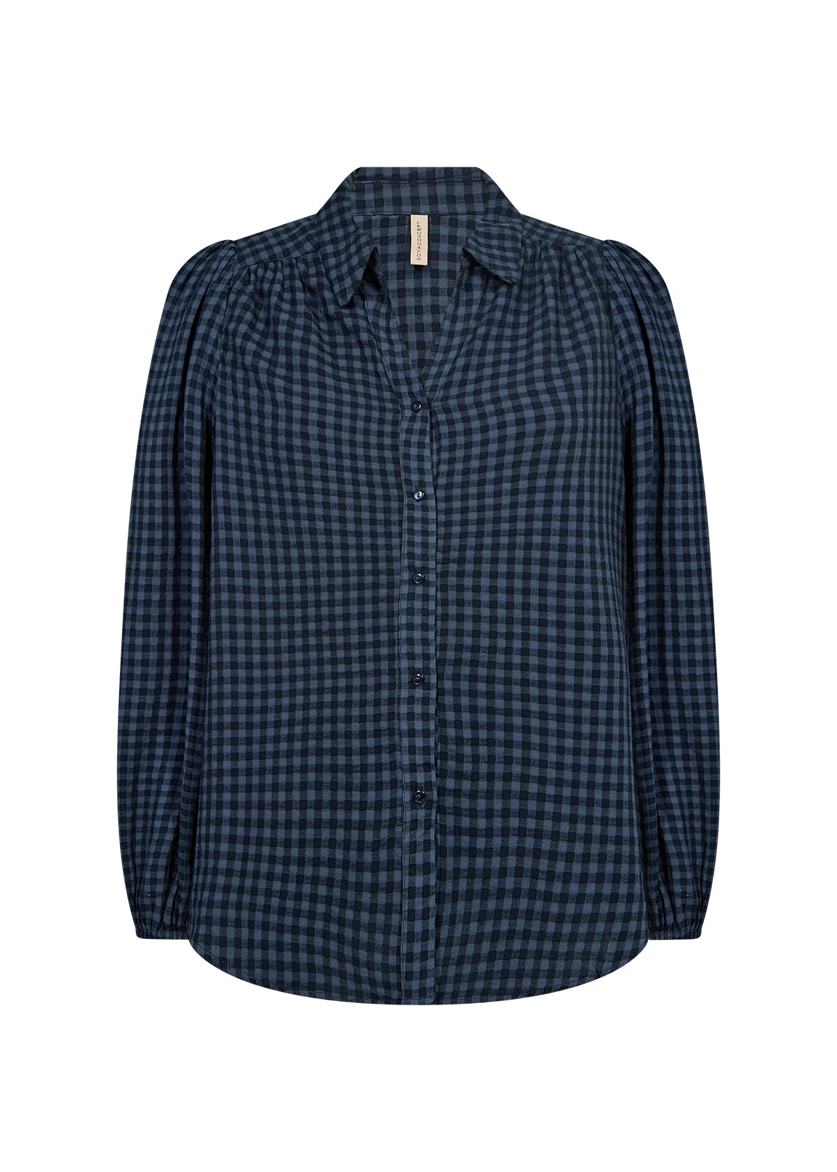 picture of SoyaConcept HEINA YD2 Check Shirt - Dark Navy - Number Two - womens - fashion - clothing - SoyaConcept 5