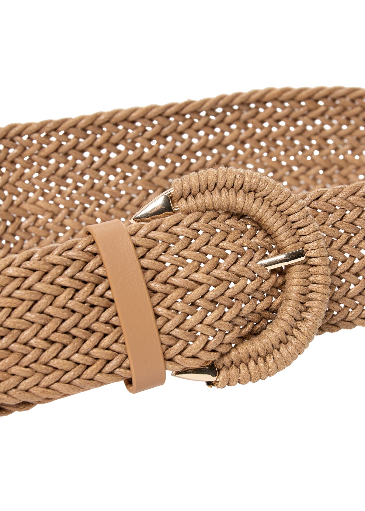 SoyaConcept PANNA 1 Woven Belt Tan