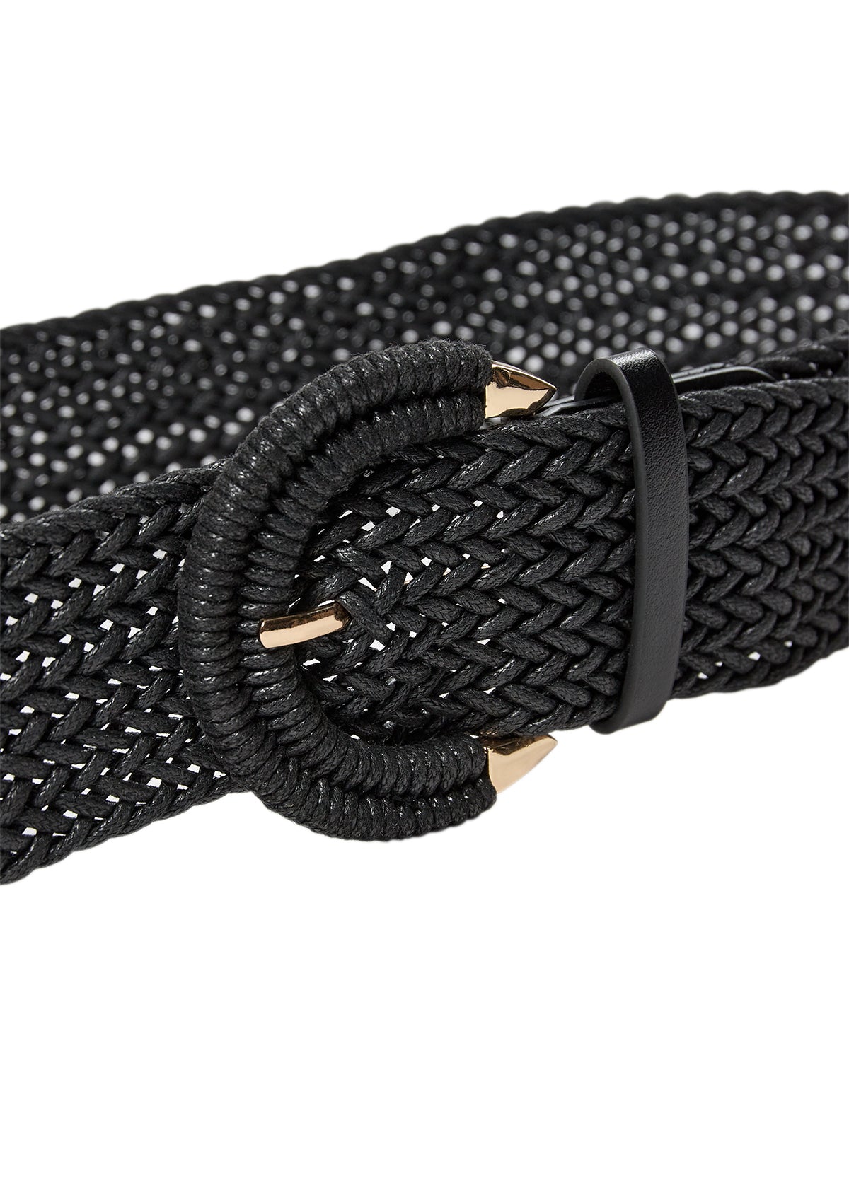 SoyaConcept PANNA 1 Woven Belt Black
