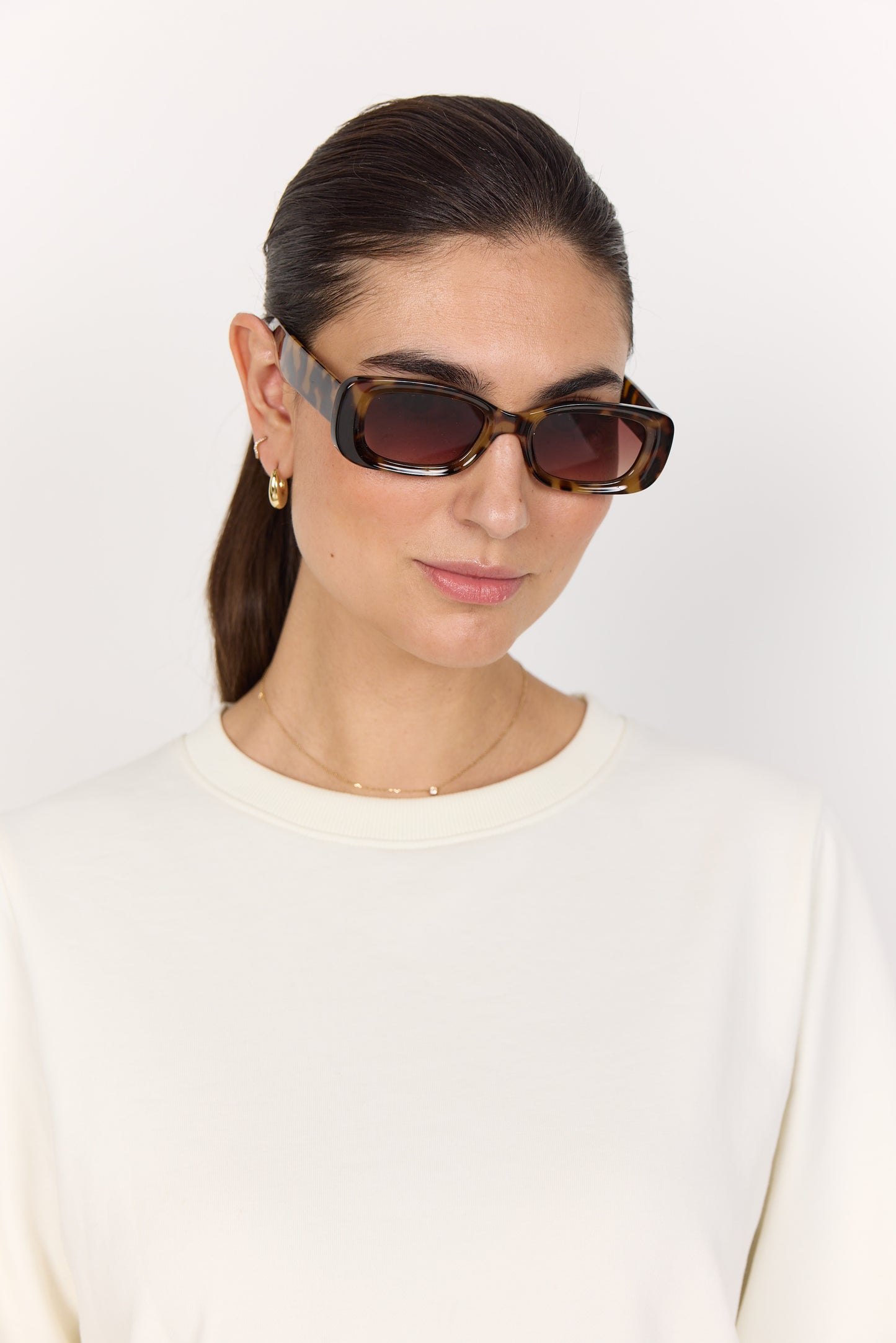 SoyaConcept Rectangle Sunglasses - Tortoiseshell