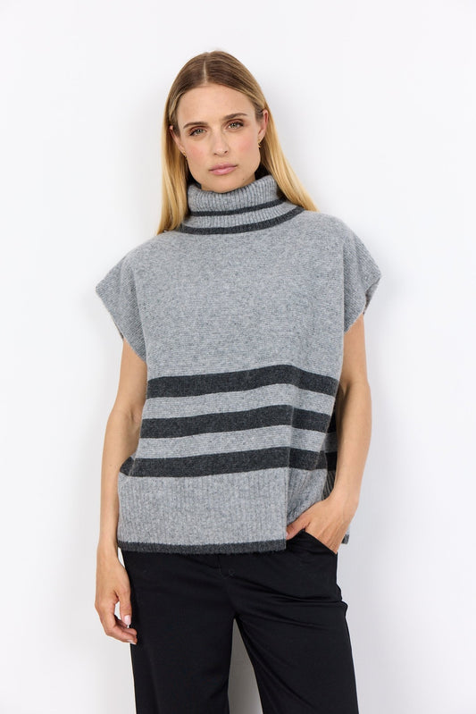 picture of SoyaConcept VIF 1 Waistcoat - Grey - Number Two - womens - fashion - clothing - SoyaConcept 1