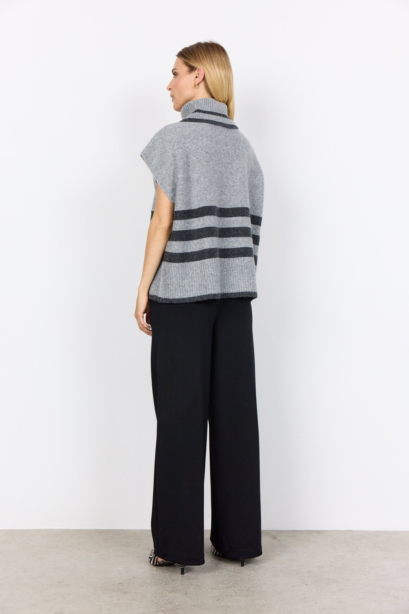 picture of SoyaConcept VIF 1 Waistcoat - Grey - Number Two - womens - fashion - clothing - SoyaConcept 3