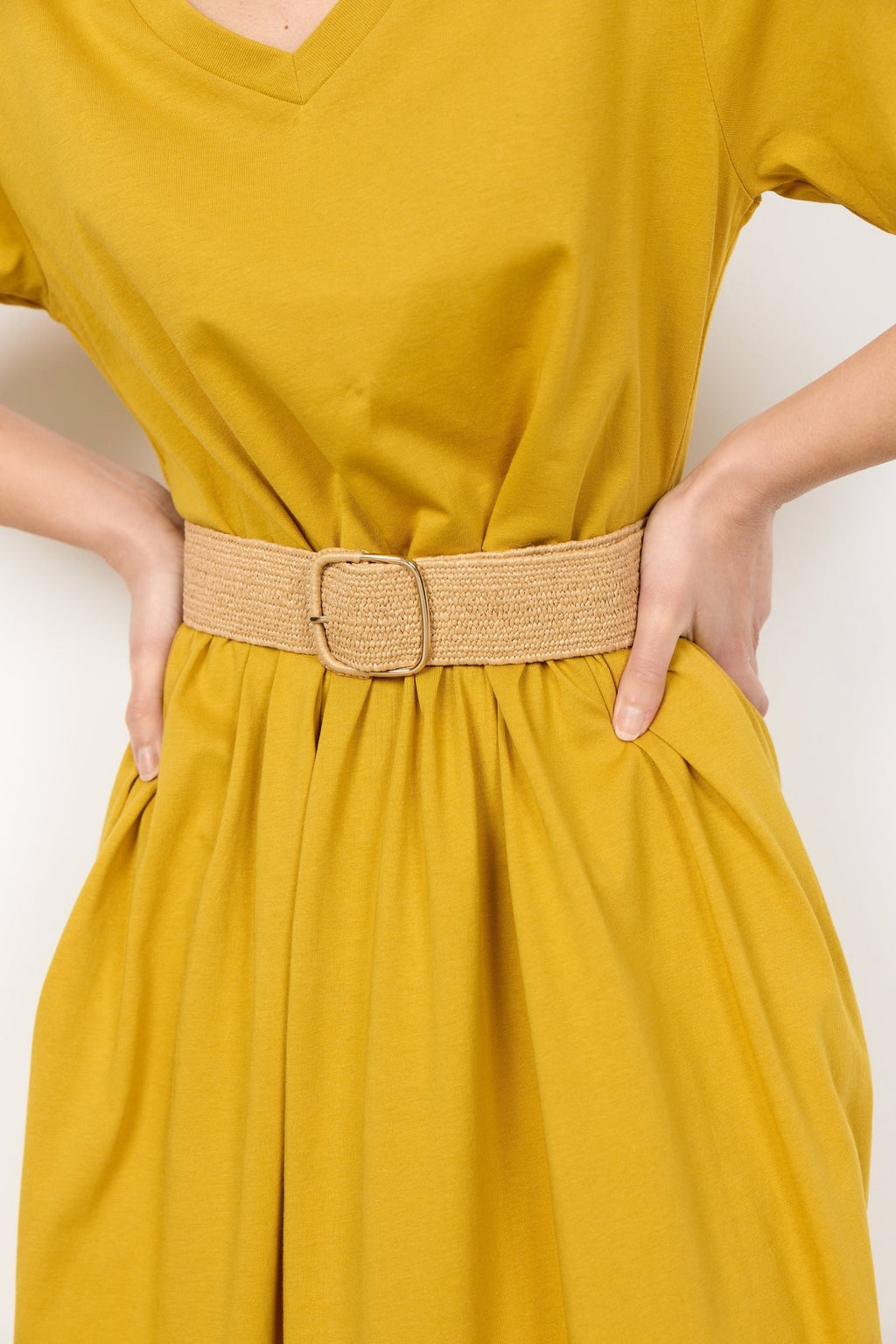 picture of SoyaConcept FAUZIA 1 Raffia Belt - Tan - Number Two - womens - fashion - accessories - SoyaConcept 5