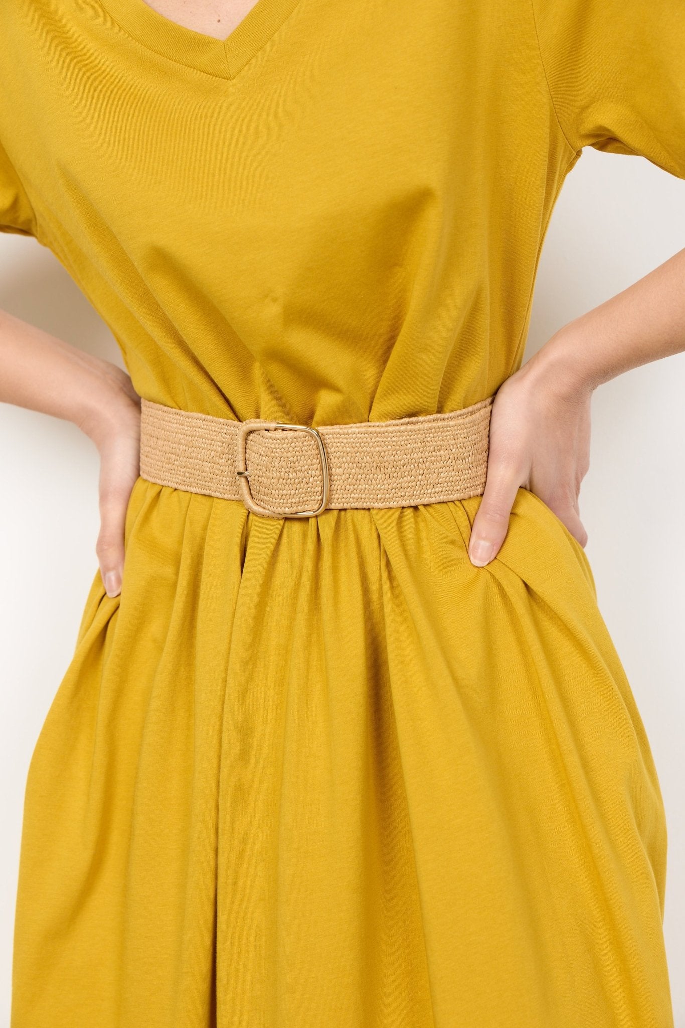 picture of SoyaConcept FAUZIA 1 Raffia Belt - Tan - Number Two - womens - fashion - accessories - SoyaConcept 5