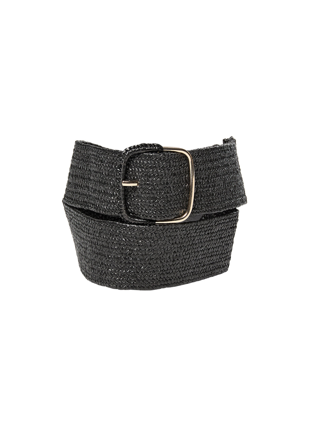 picture of SoyaConcept FAUZIA 1 Raffia Belt Black - Number Two - womens - fashion - accessories - SoyaConcept 1