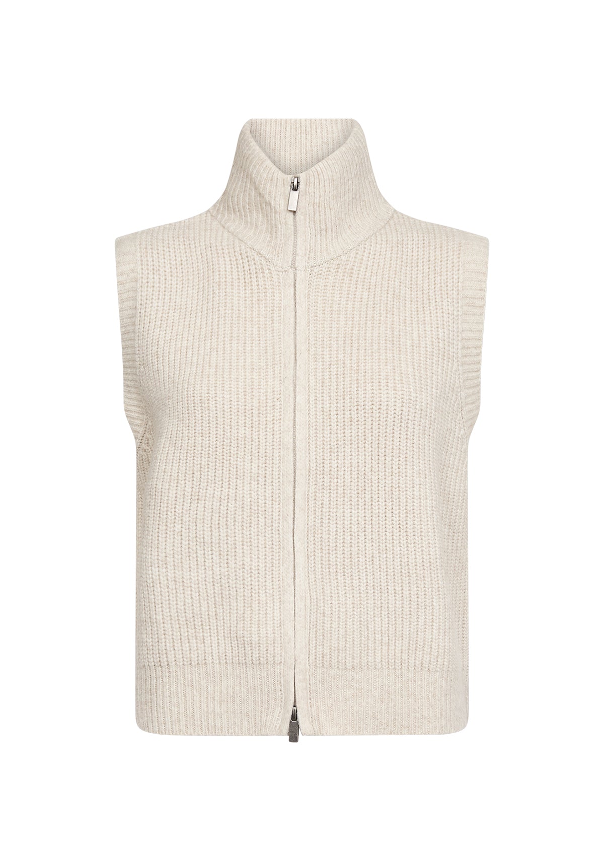picture of SoyaConcept GITH 1 Waistcoat Knit - Cream Melange - Number Two - womens - fashion - clothing - SoyaConcept 4