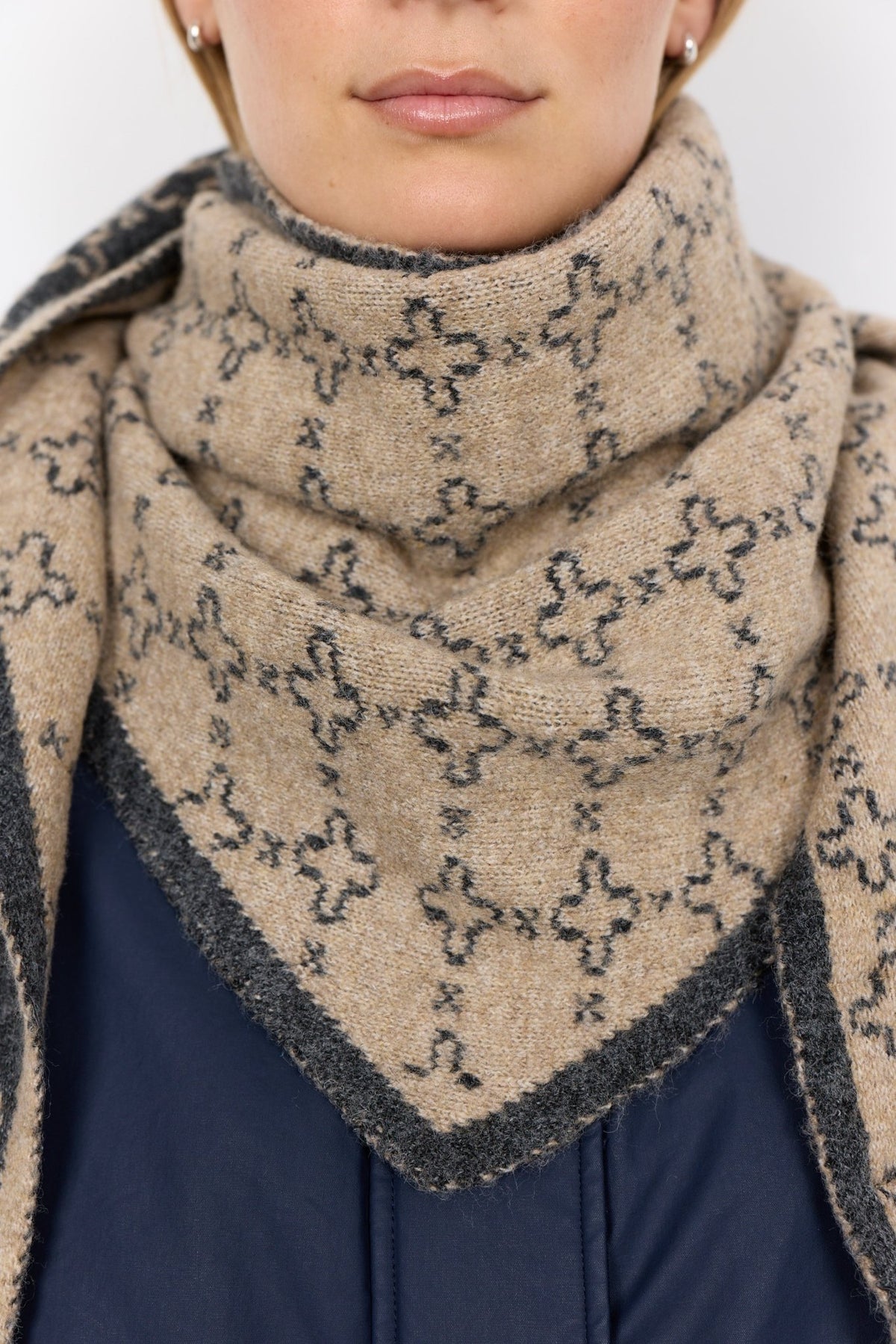 picture of SoyaConcept GOLLY 1 Scarf - Camel - Number Two - womens - fashion - accessories - SoyaConcept 2