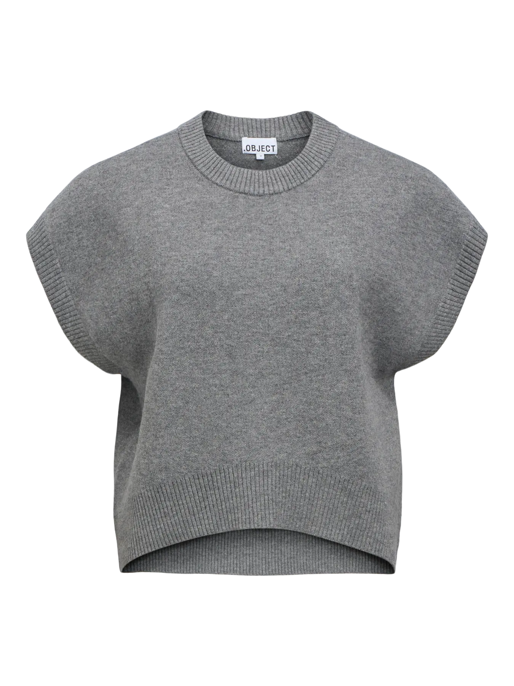 Object Itone Tank Jumper - Medium Grey Melange