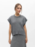 Object Itone Tank Jumper - Medium Grey Melange