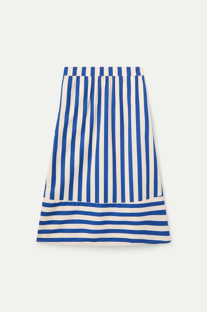 picture of Compania Fantastica 41032 Skirt Stripes - Bamboo Blue - Number Two - womens - fashion - clothing - Compania Fantastica 2