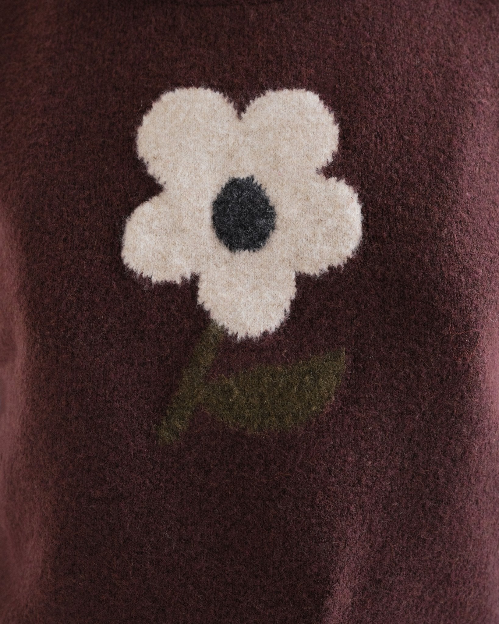 picture of Compania Fantastica 10236 Big Flower Vest - Brown - Number Two - womens - fashion - clothing - Compania Fantastica 4