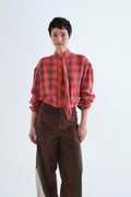 Compania Fantastica 40001 Plaid Shirt - Pink