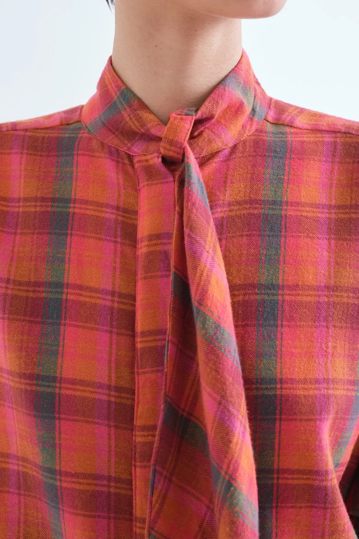 Compania Fantastica 40001 Plaid Shirt - Pink