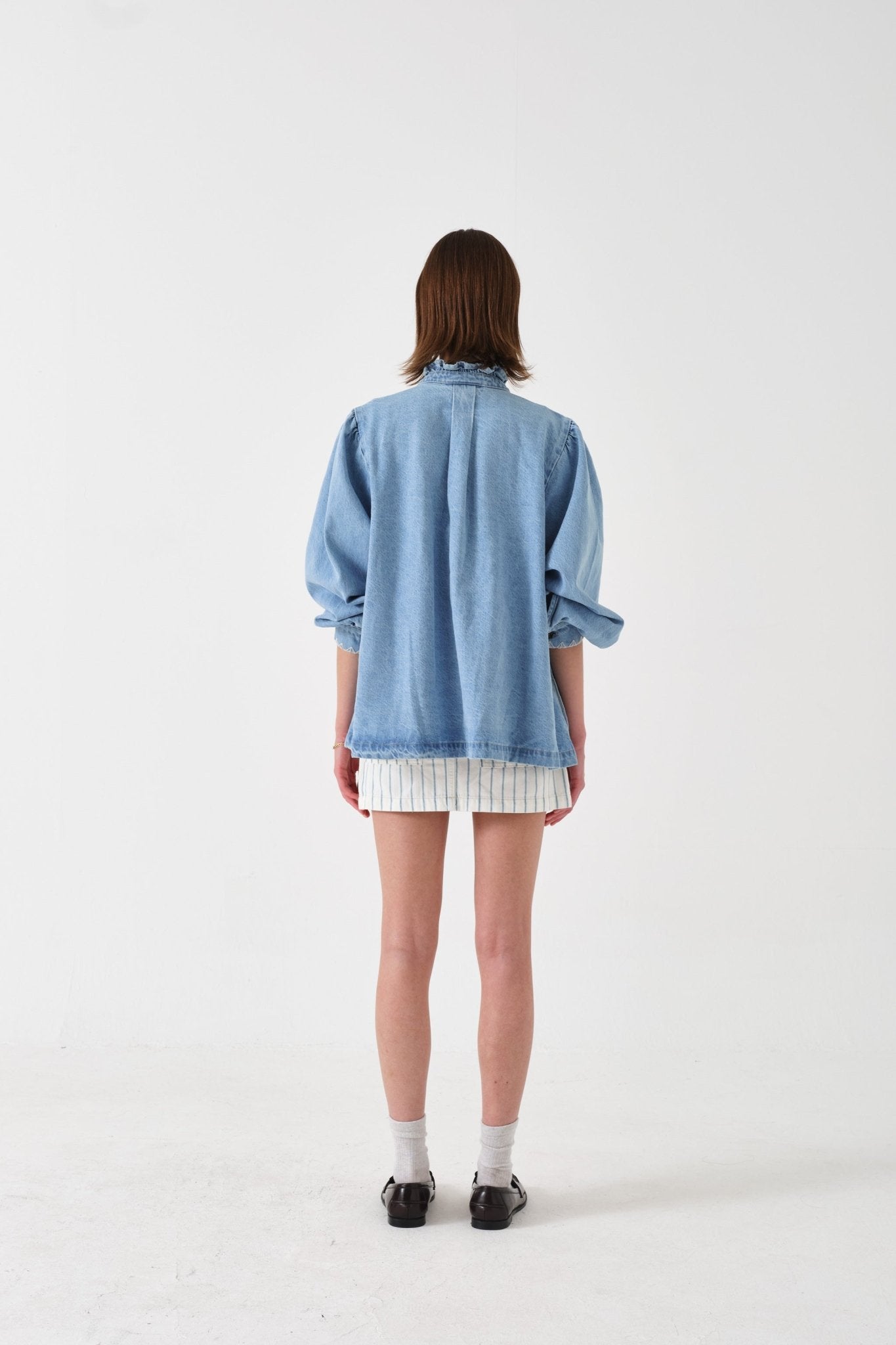 picture of Seventy + Mochi Dana Denim Jacket - Sunbleached - Number Two - womens - fashion - clothing - Seventy + Mochi 2