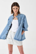 picture of Seventy + Mochi Dana Denim Jacket - Sunbleached - Number Two - womens - fashion - clothing - Seventy + Mochi 1